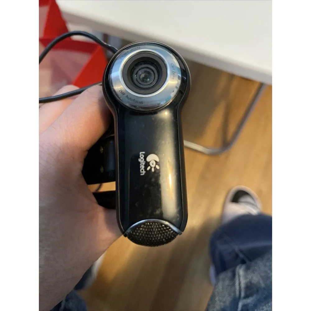 Logitech QuickCam Pro 9000 HD USB Webcam V-UBM46 Carl Zeiss 2MP Autofocus (13)